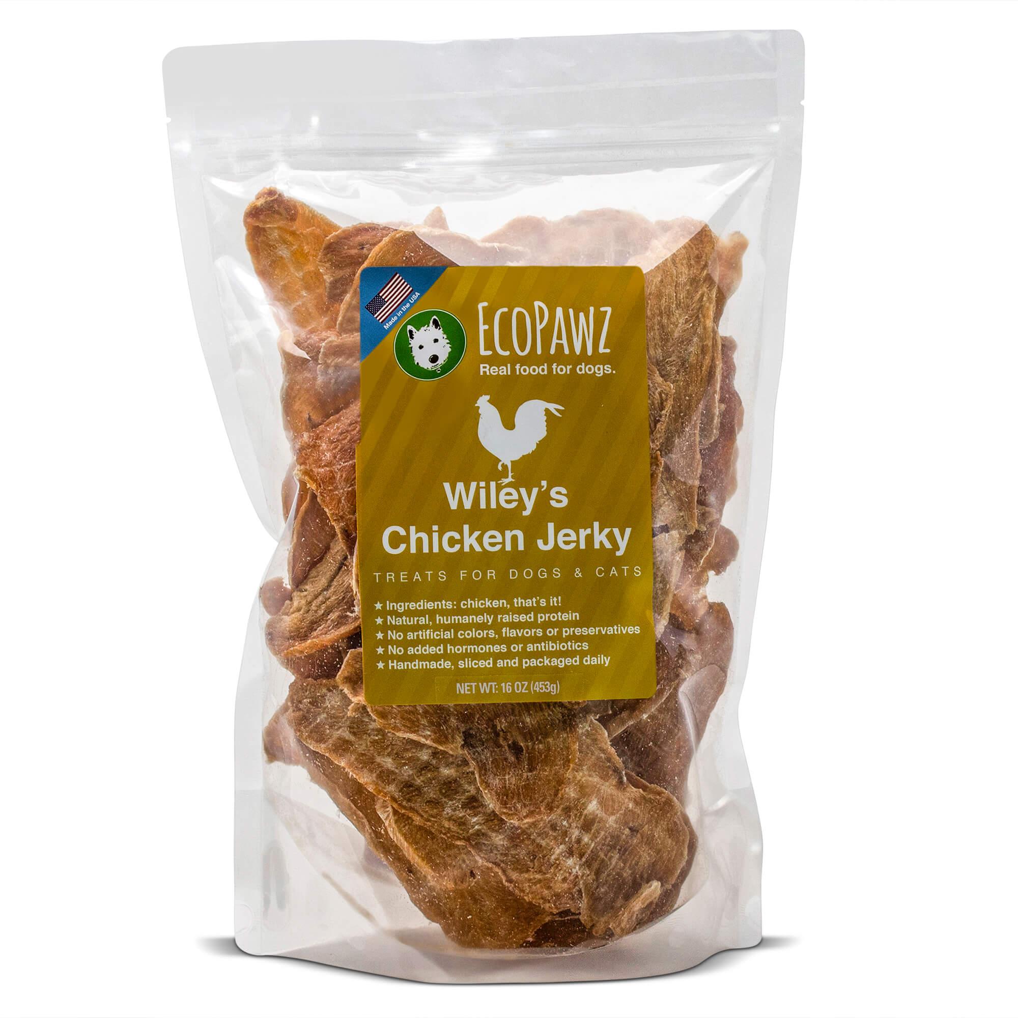 Chicken jerky for shop dogs made in usa